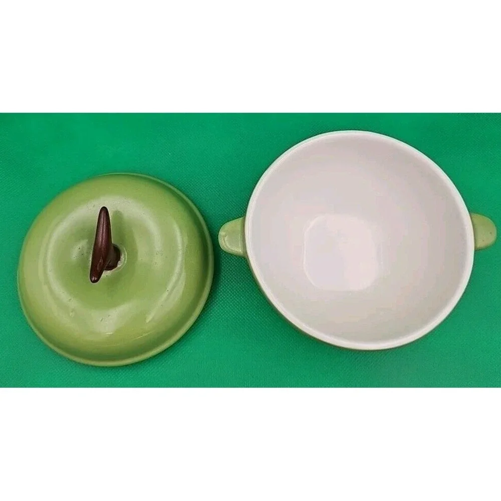 Technique‎ KF144 Ceramic Green Apple Dish with Lid 5